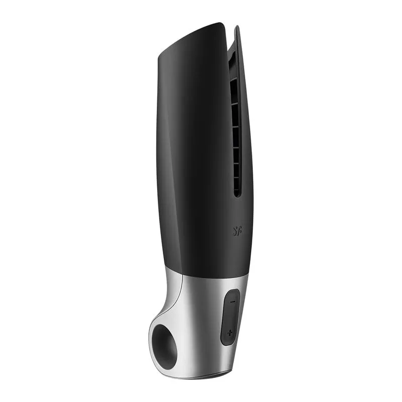 Satisfyer Power Vibrating Masturbator with App Control - Black