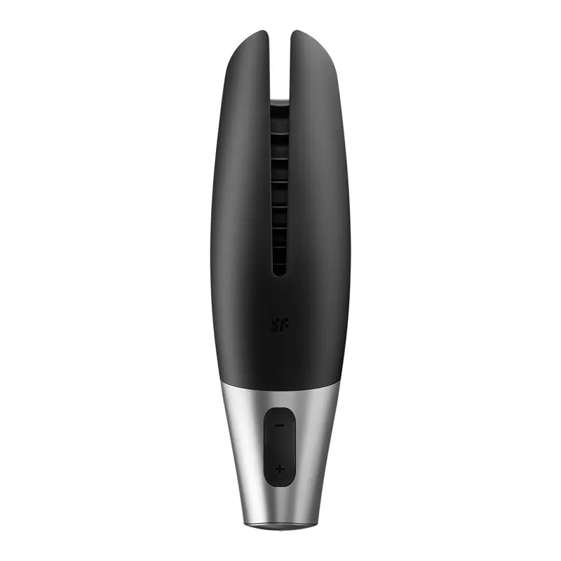Satisfyer Power Vibrating Masturbator with App Control - Black