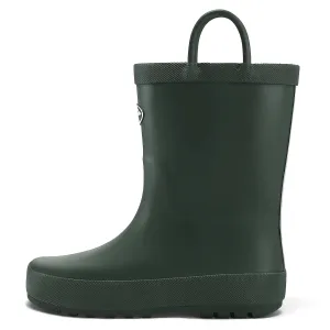 Solid Matte Easy-On Handle Rain Boots