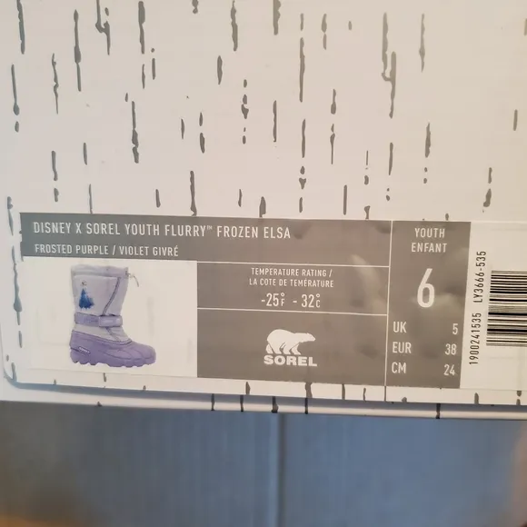 SOREL Disney Frozen 2 NIB Flurry boot