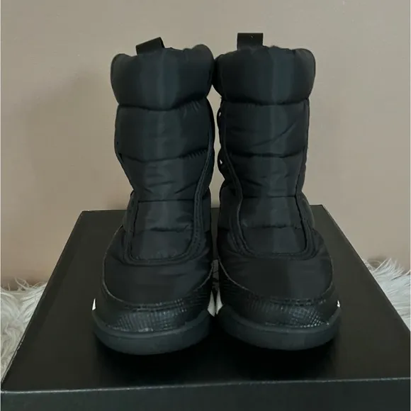 {Sorel} Whitney II Puffy Waterproof Snow Boots in Black - Youth 10