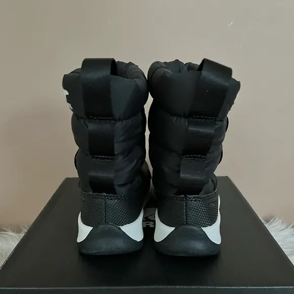 {Sorel} Whitney II Puffy Waterproof Snow Boots in Black - Youth 10