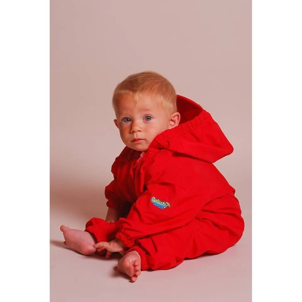 Splashy 1pc Rain Suit - Red