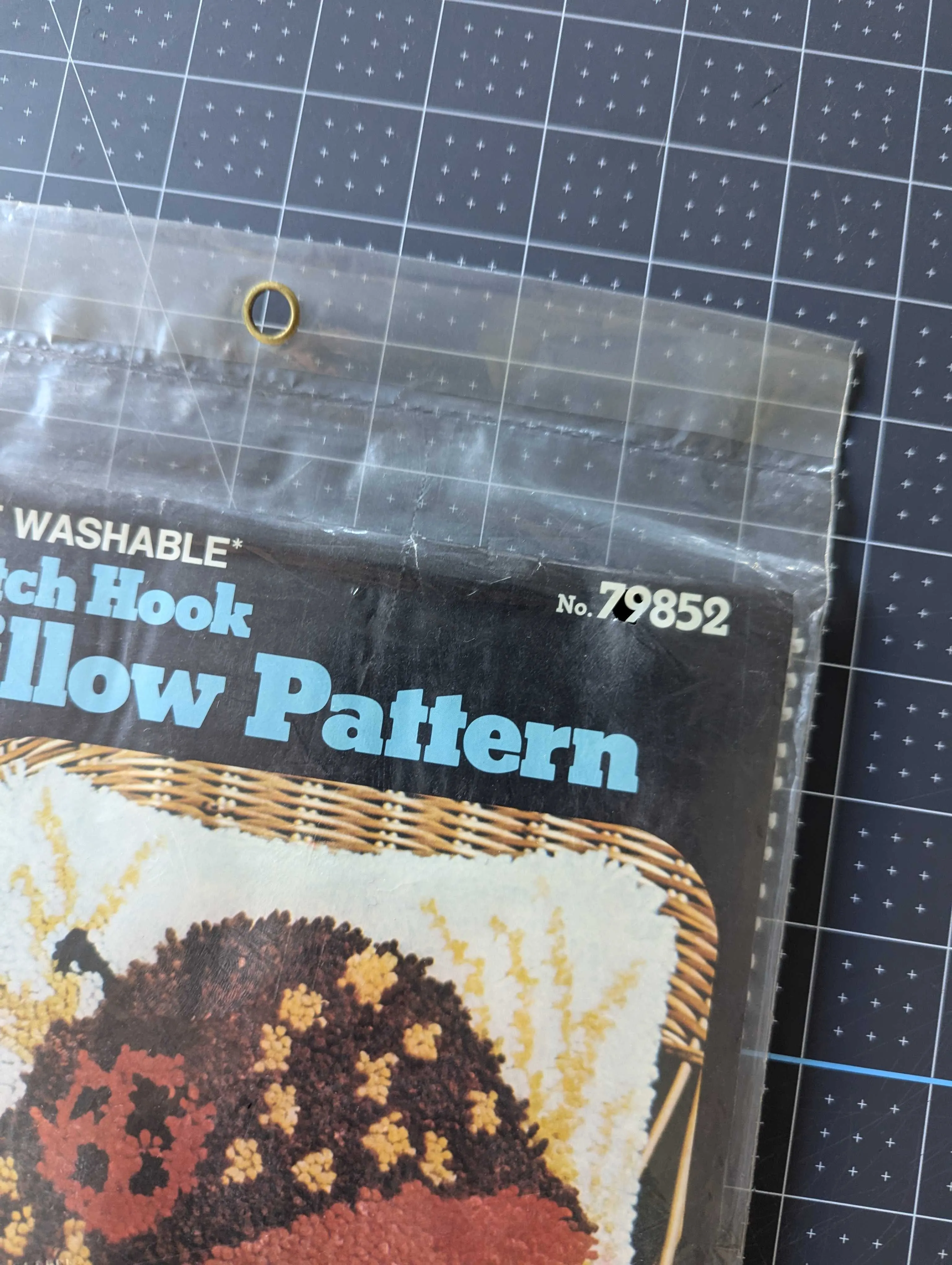 Sultana Latch Hook Pillow Pattern: Mushroom (#79852)