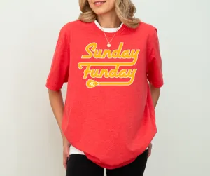 Sunday Funday Heather Red Tee
