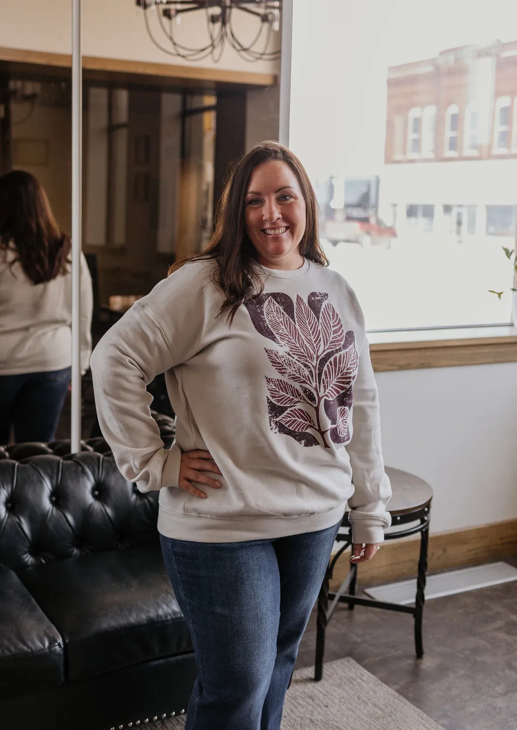 SWEET BAY LEAF CREWNECK SWEATSHIRT