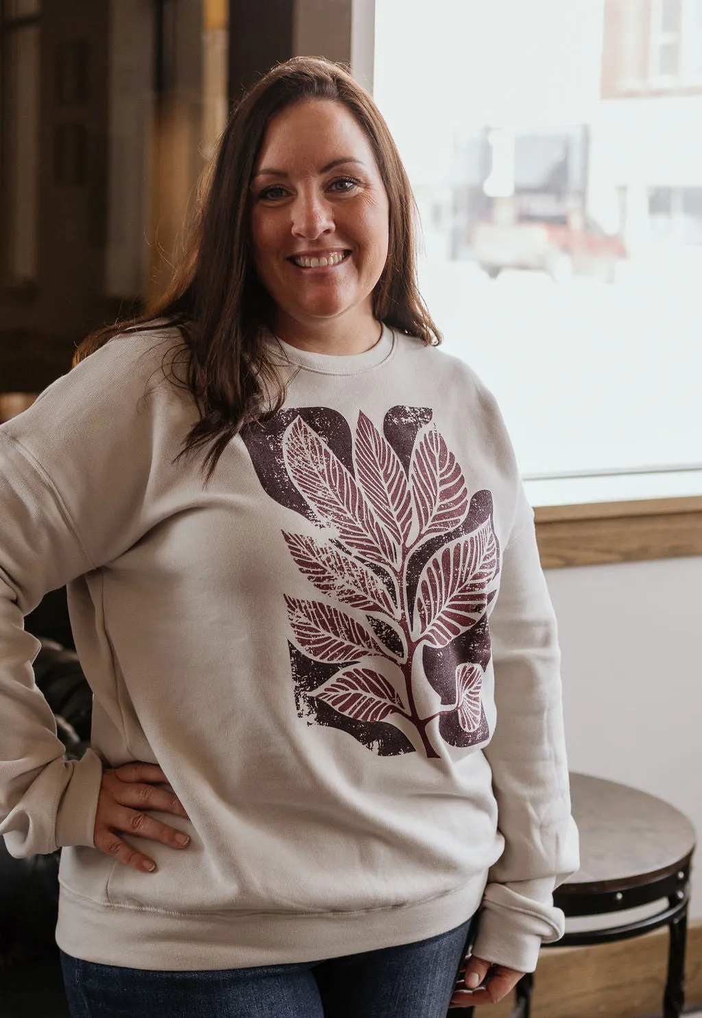 SWEET BAY LEAF CREWNECK SWEATSHIRT