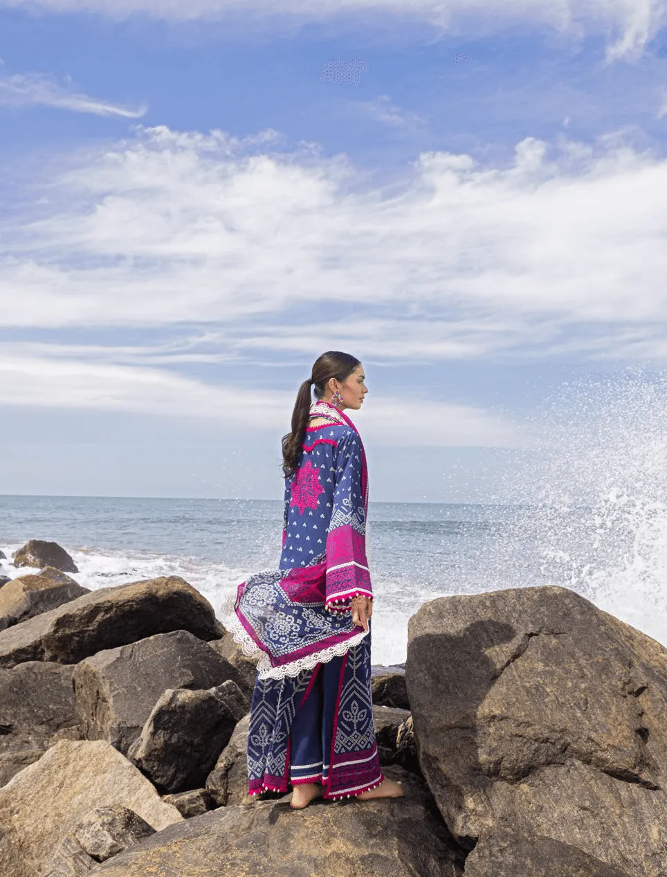 Tahra By Zainab Chottani Embroidered Lawn Suits Unstitched 3 Piece BANDHANI 4B