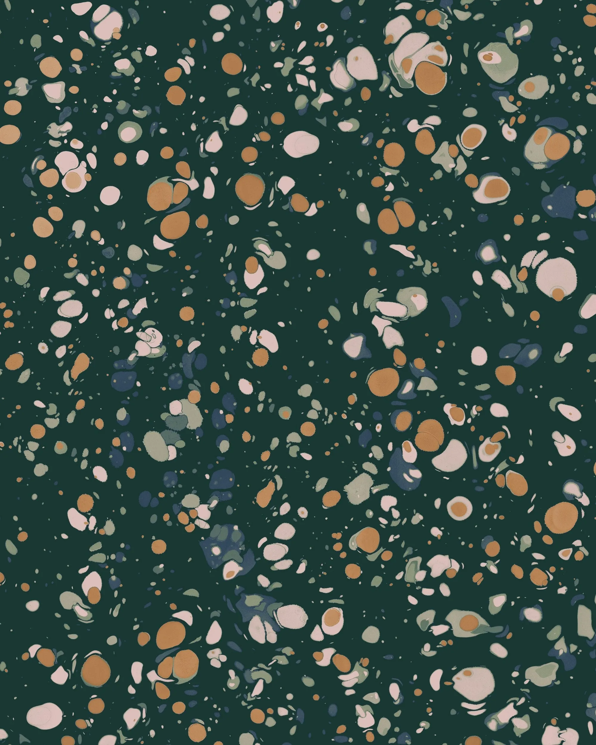 TERRAZZO WALLPAPER / FOREST FLOOR