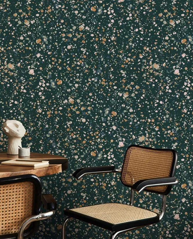 TERRAZZO WALLPAPER / FOREST FLOOR