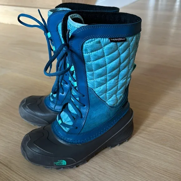 The North Face | Youth Thermoball Utility Boot | Sz 4 | Color Blue