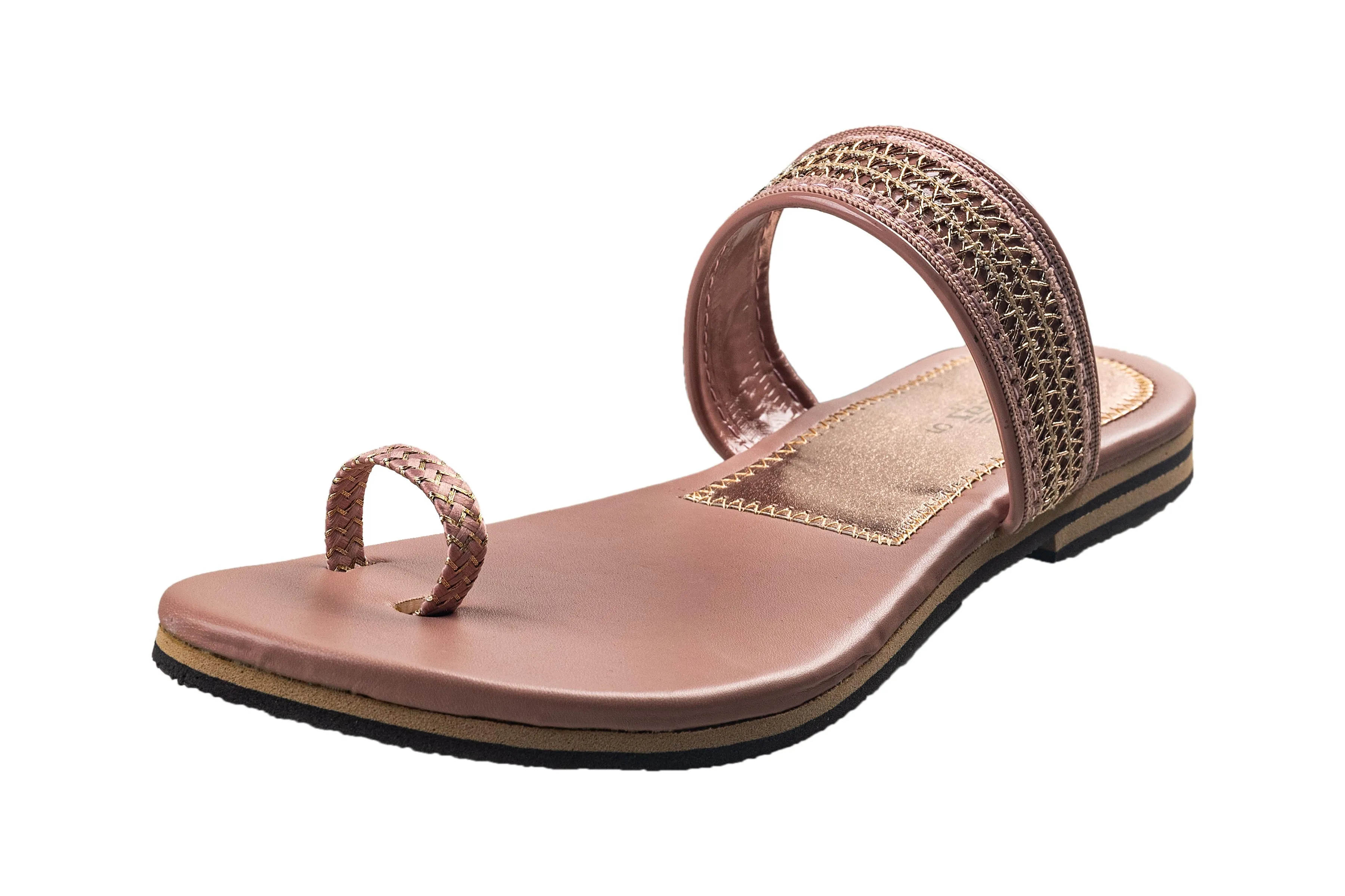 Titas Ladies Beige Chappal