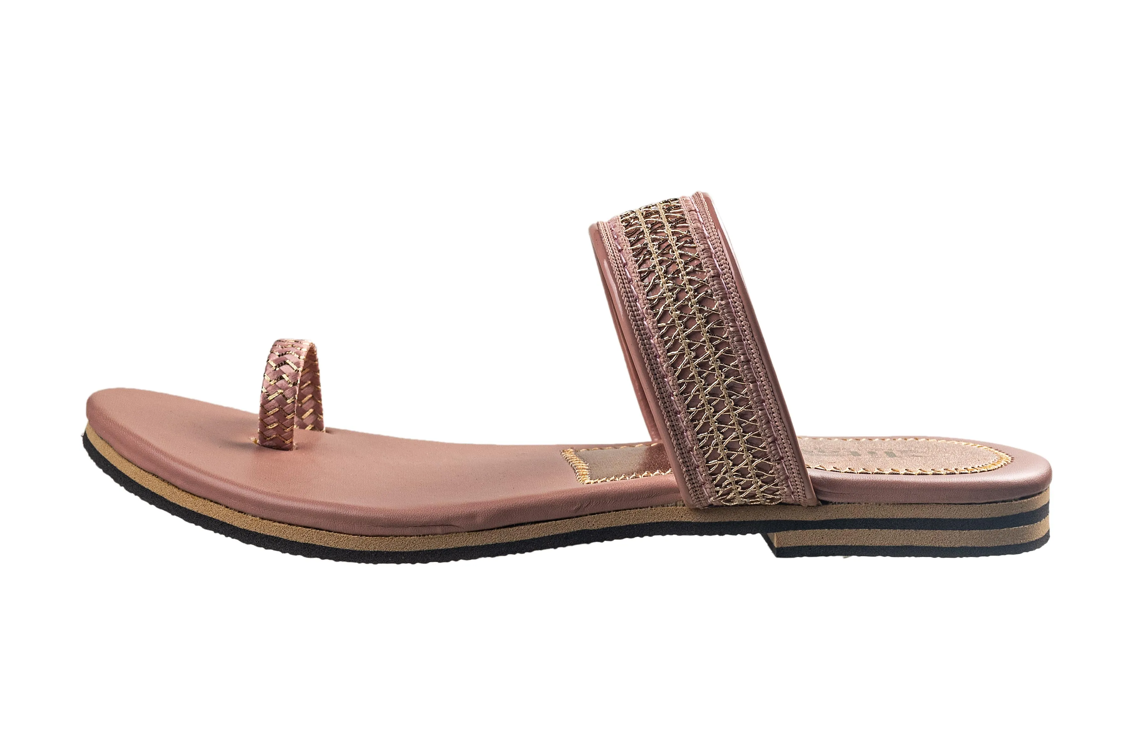 Titas Ladies Beige Chappal