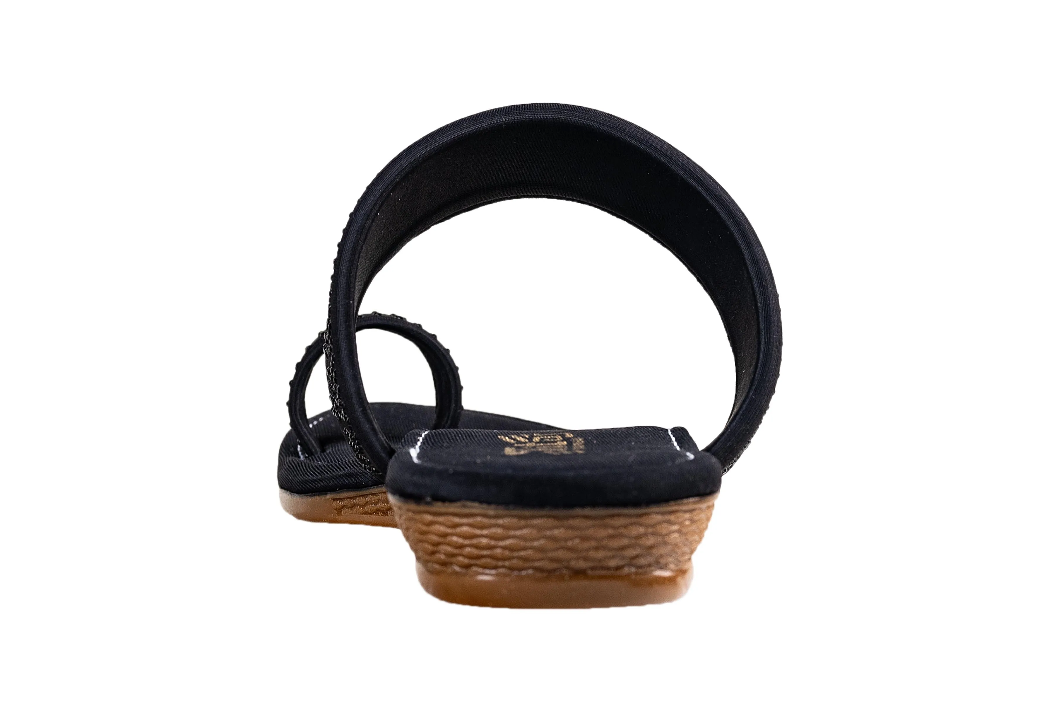 Titas Ladies Black Chappal
