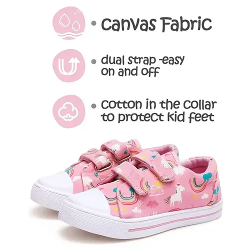Toddler Boys and Girls Sneakers Kids Shoes Pink Unicorn - Kkomforme