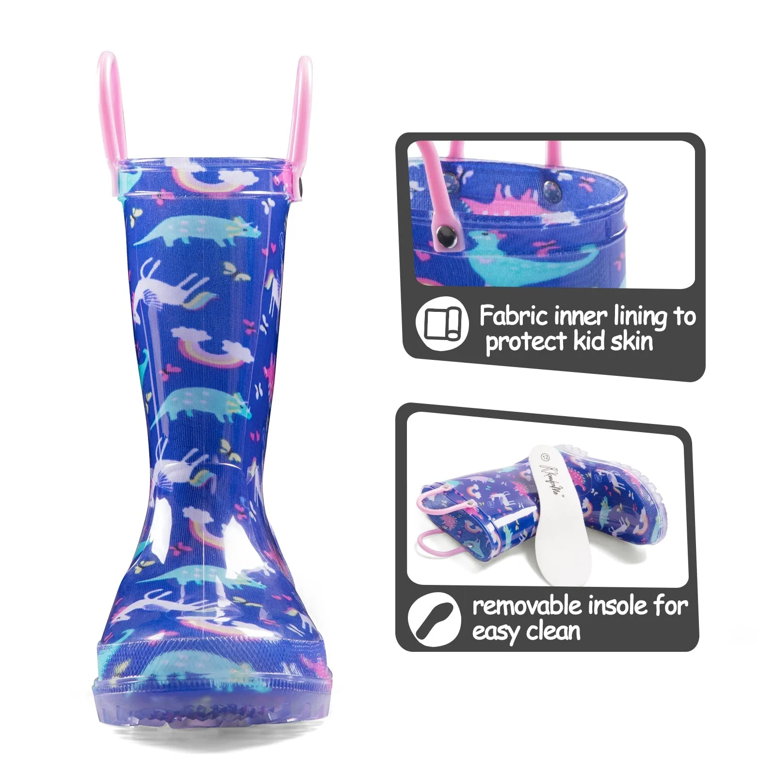 Toddler Light Up Rain Boots