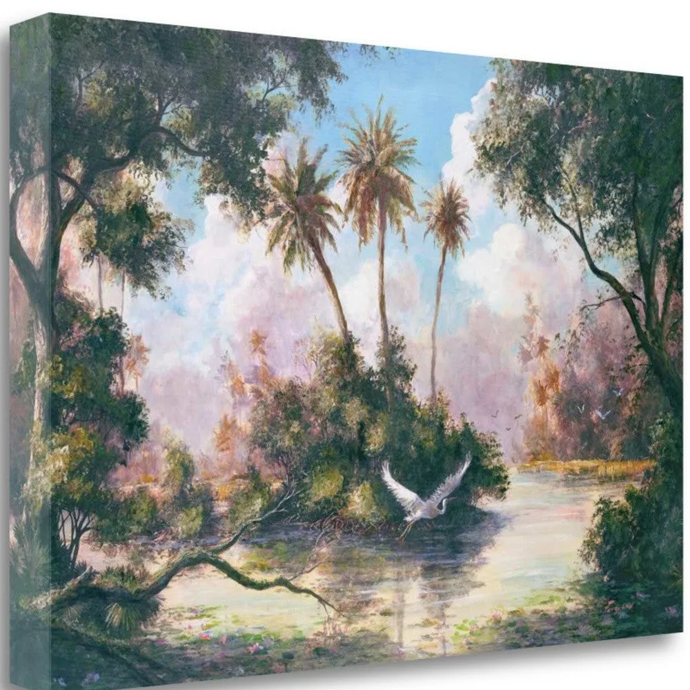 Tropical Everglades 3 Giclee Wrap Canvas Wall Art