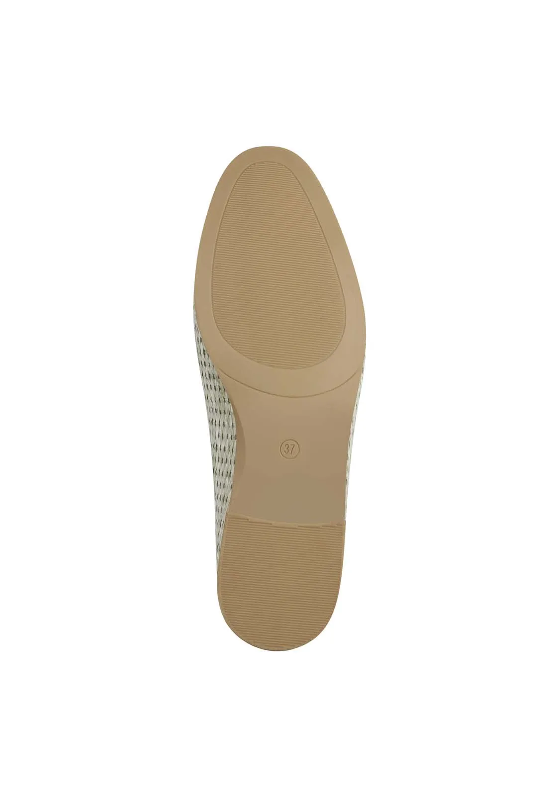 Tweed Natural Loafer - Green