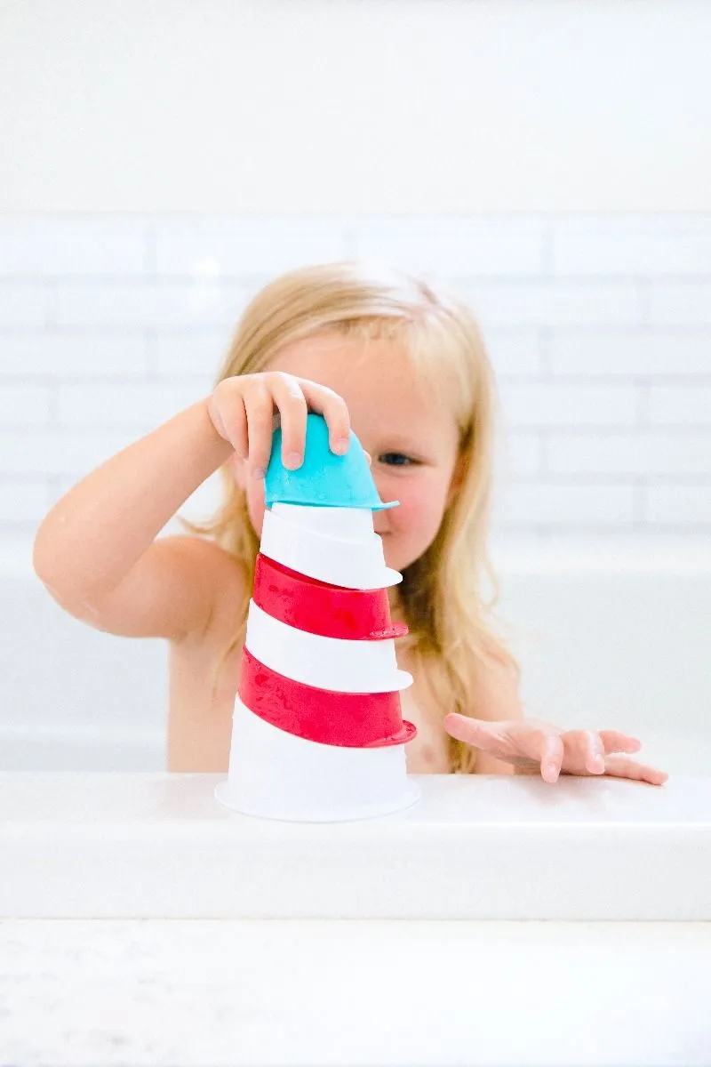 Ubbi Lighthouse Stacking Cups