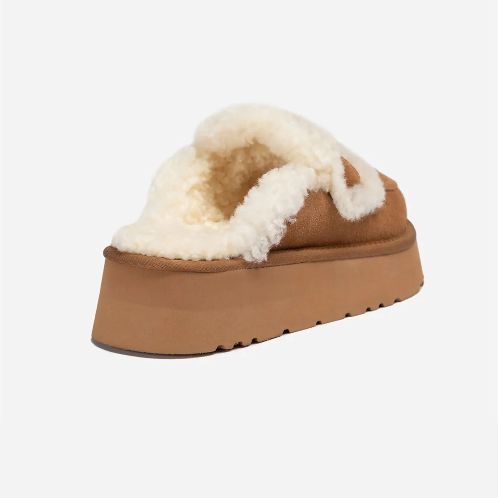 Ugg Slipper Ladies Platform Violet Chestnut 41