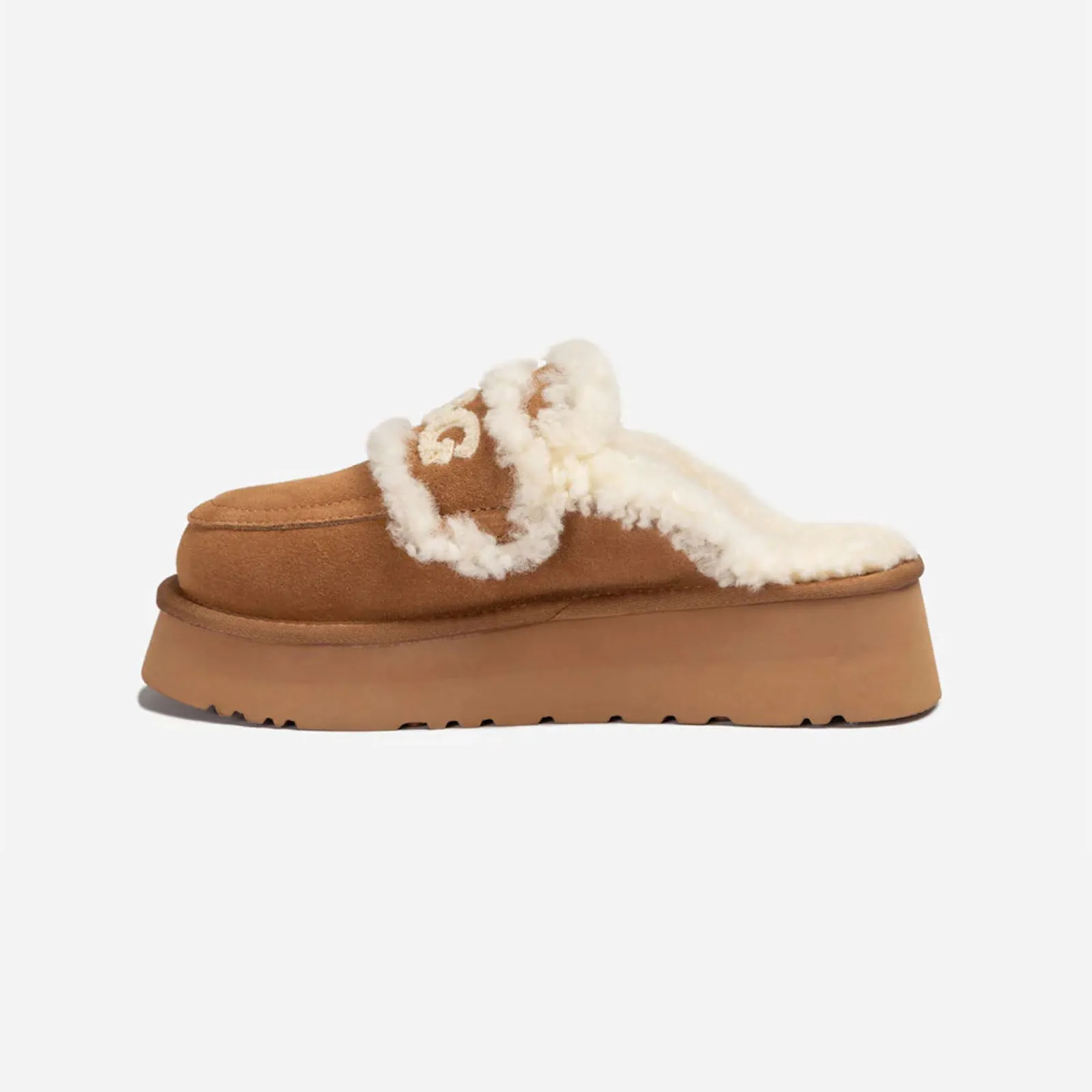 Ugg Slipper Ladies Platform Violet Chestnut 41