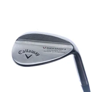 Used Callaway Mack Daddy 2 Chrome Gap Wedge / 52.0 Degrees / Wedge Flex