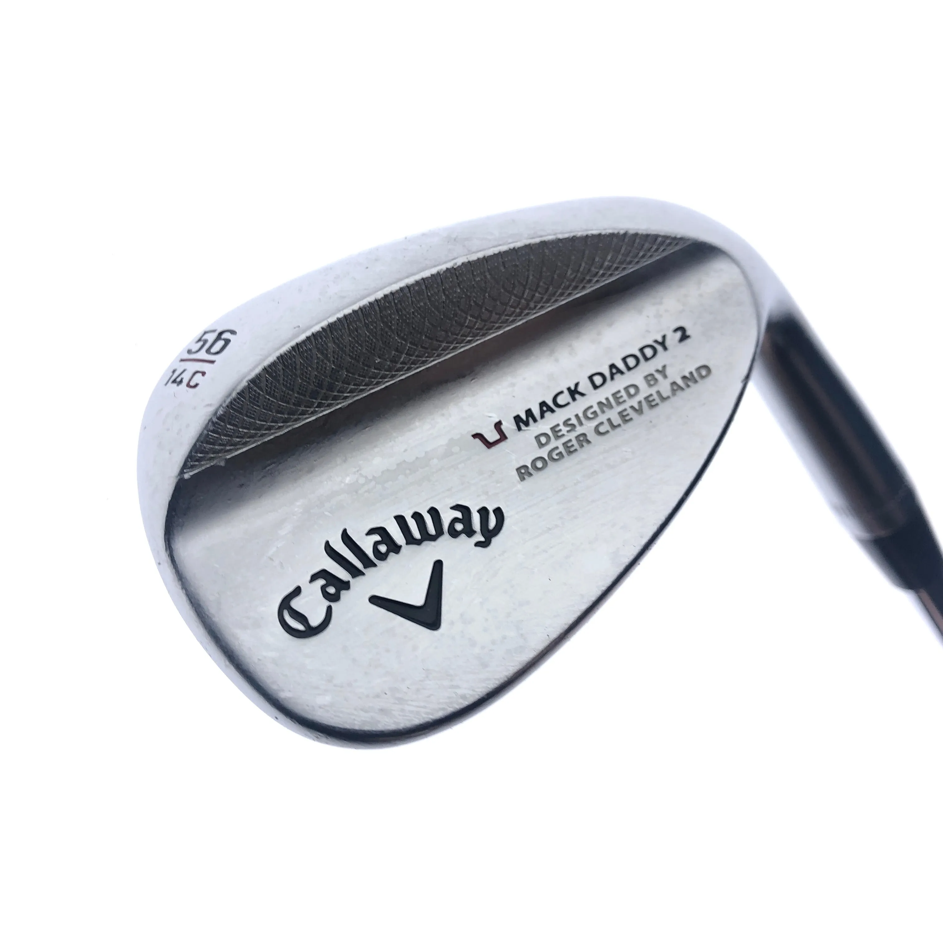 Used Callaway Mack Daddy 2 Chrome Sand Wedge / 56.0 Degrees / Wedge Flex