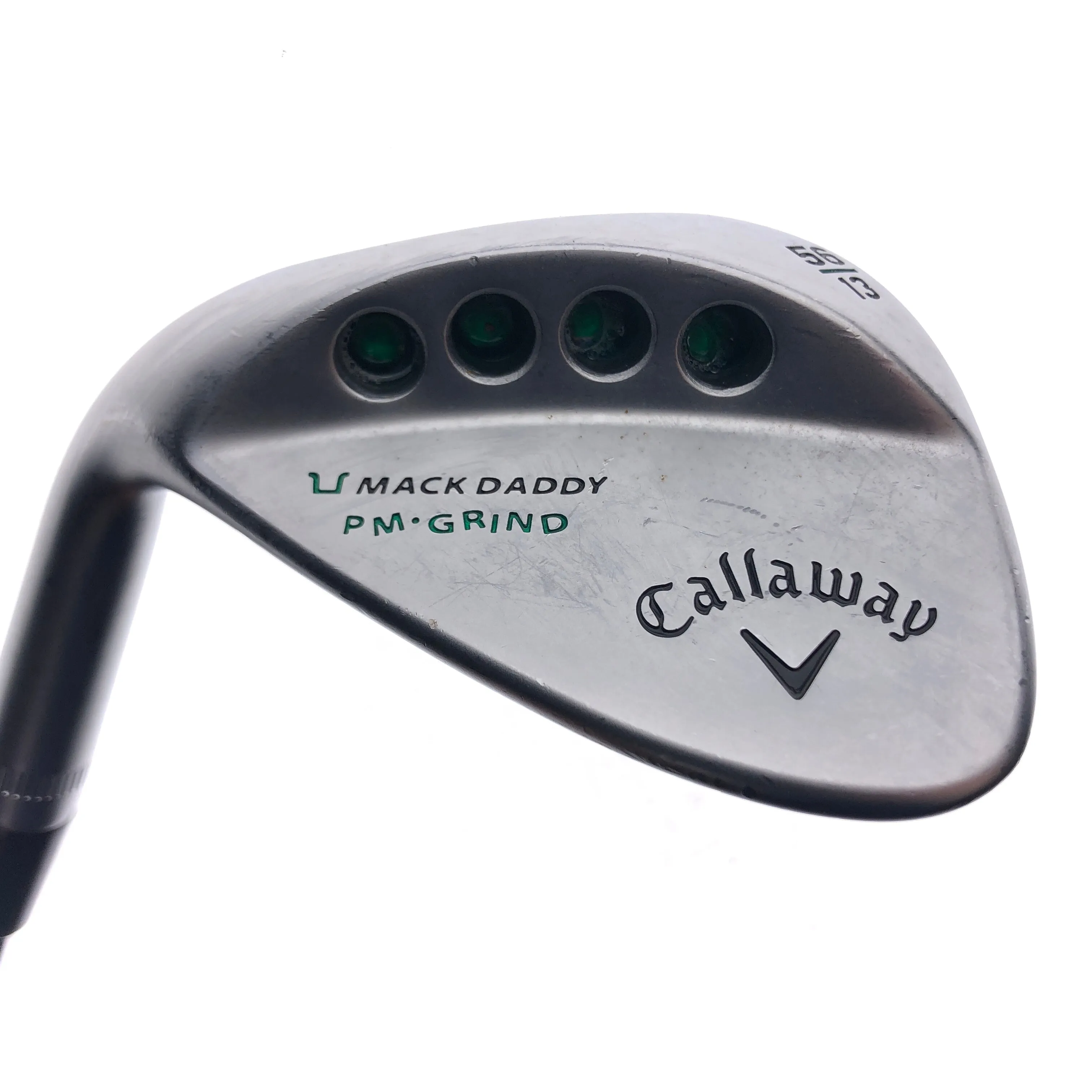Used Callaway Mack Daddy PM Grind 19 Chrome Wedge / 56 Deg / Wedge Flex / LH
