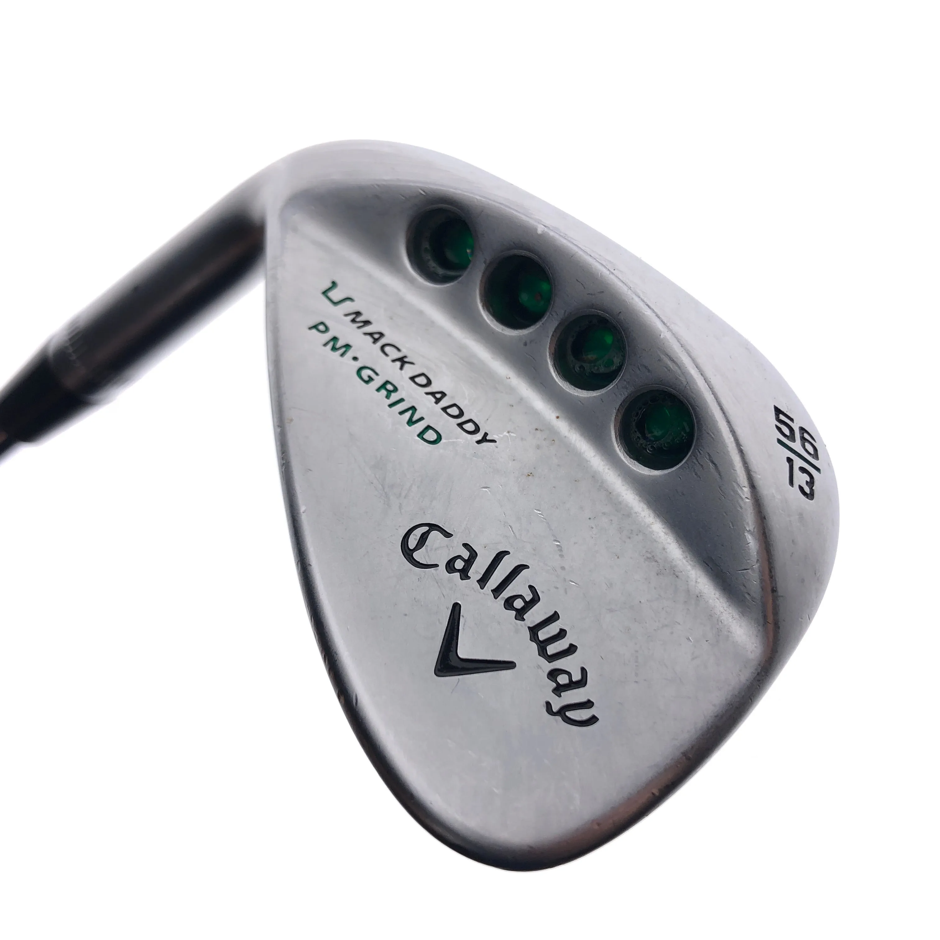 Used Callaway Mack Daddy PM Grind 19 Chrome Wedge / 56 Deg / Wedge Flex / LH