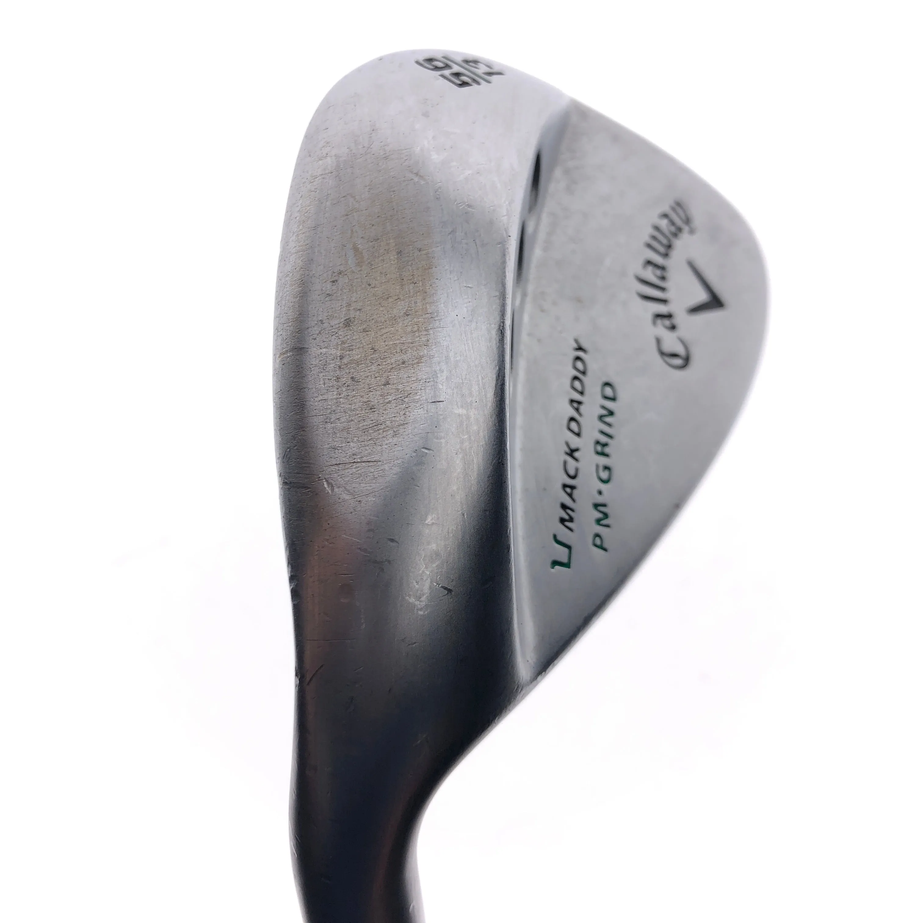 Used Callaway Mack Daddy PM Grind 19 Chrome Wedge / 56 Deg / Wedge Flex / LH