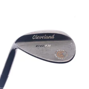 Used Cleveland CG15 Black Pearl Lob Wedge / 60.0 Deg / Wedge Flex / Left-Handed