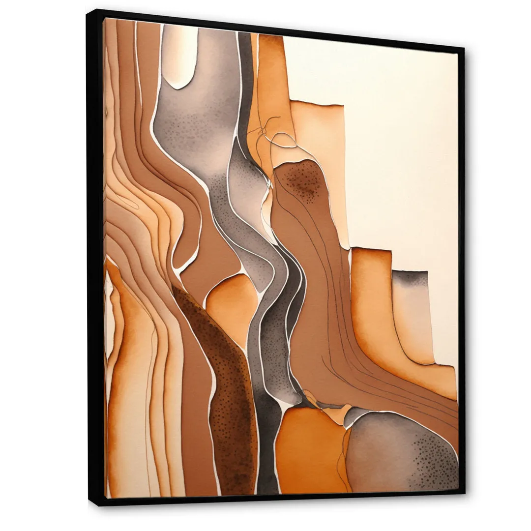 Wanderings in Canyon Ridge II - Print on Canvas Ivy Bronx Size: 30" W x 40" H Format: Black Floater Framed Canvas