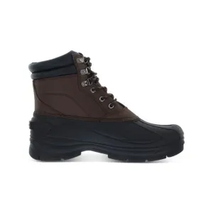 WEATHERPROOF VINTAGE Mens Brown Mixed Media Joe Toe Platform Duck Boots 12 M