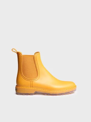 Women's Chelsea-style Waterproof Ankle boot in Ocre - CONEY