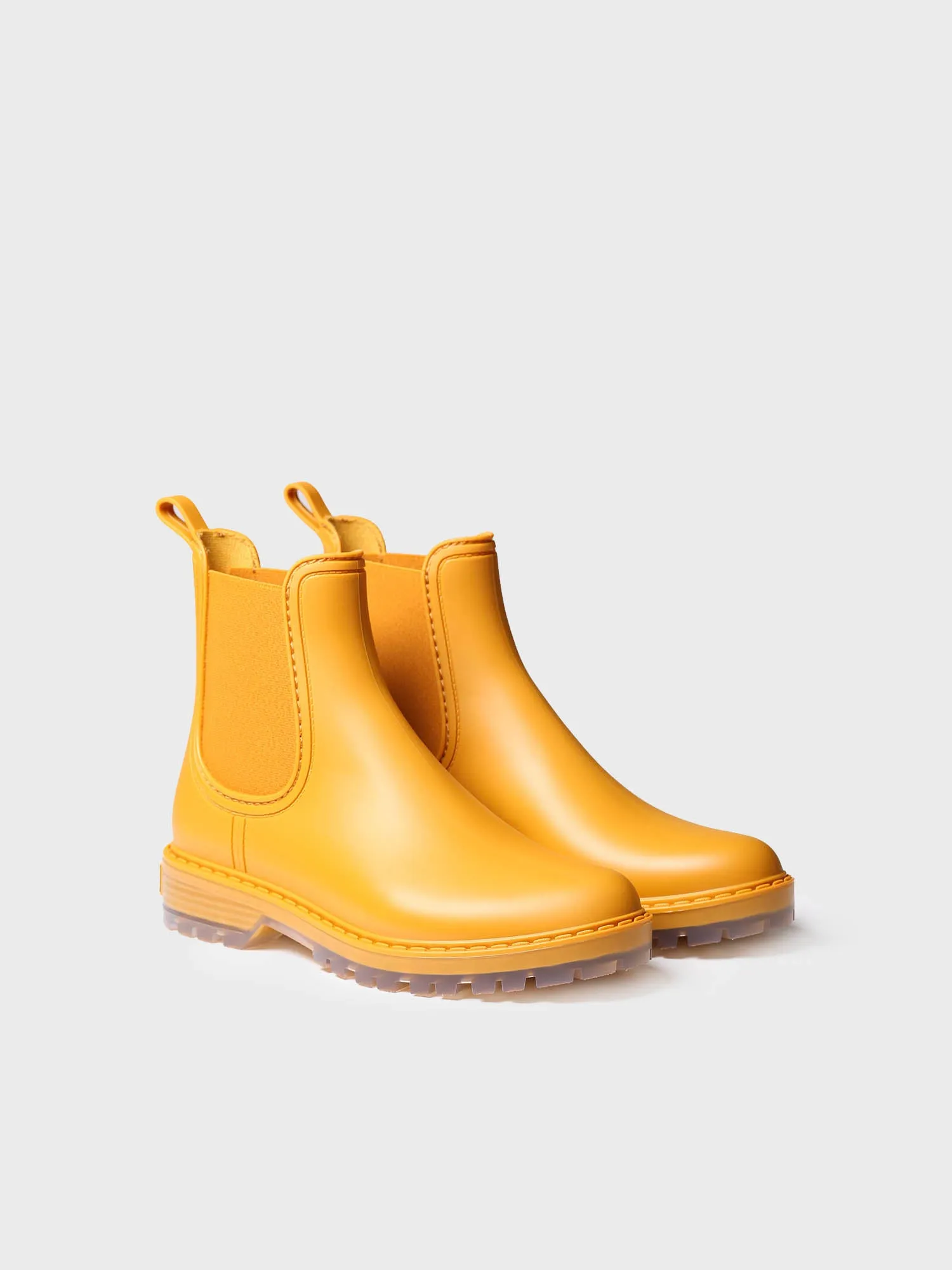 Women's Chelsea-style Waterproof Ankle boot in Ocre - CONEY