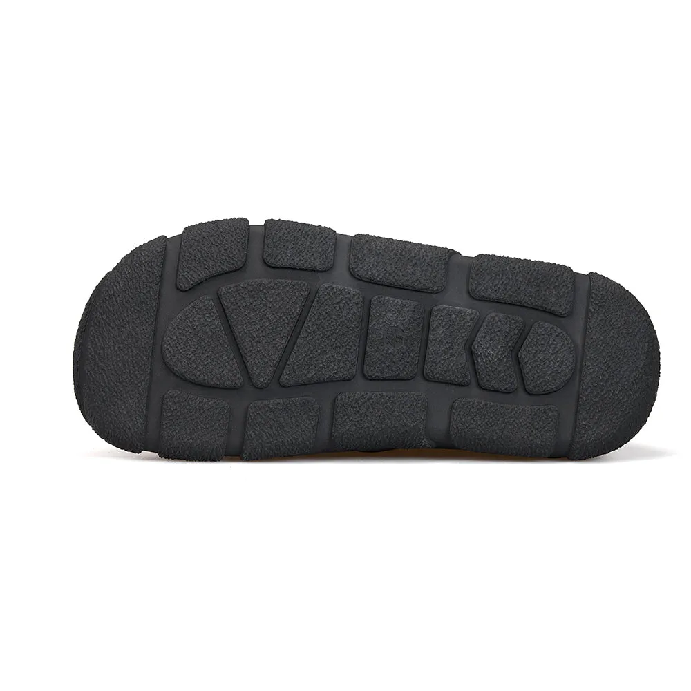Women's Fur and Leather Slip-on Winter Ankle Boots-65926W