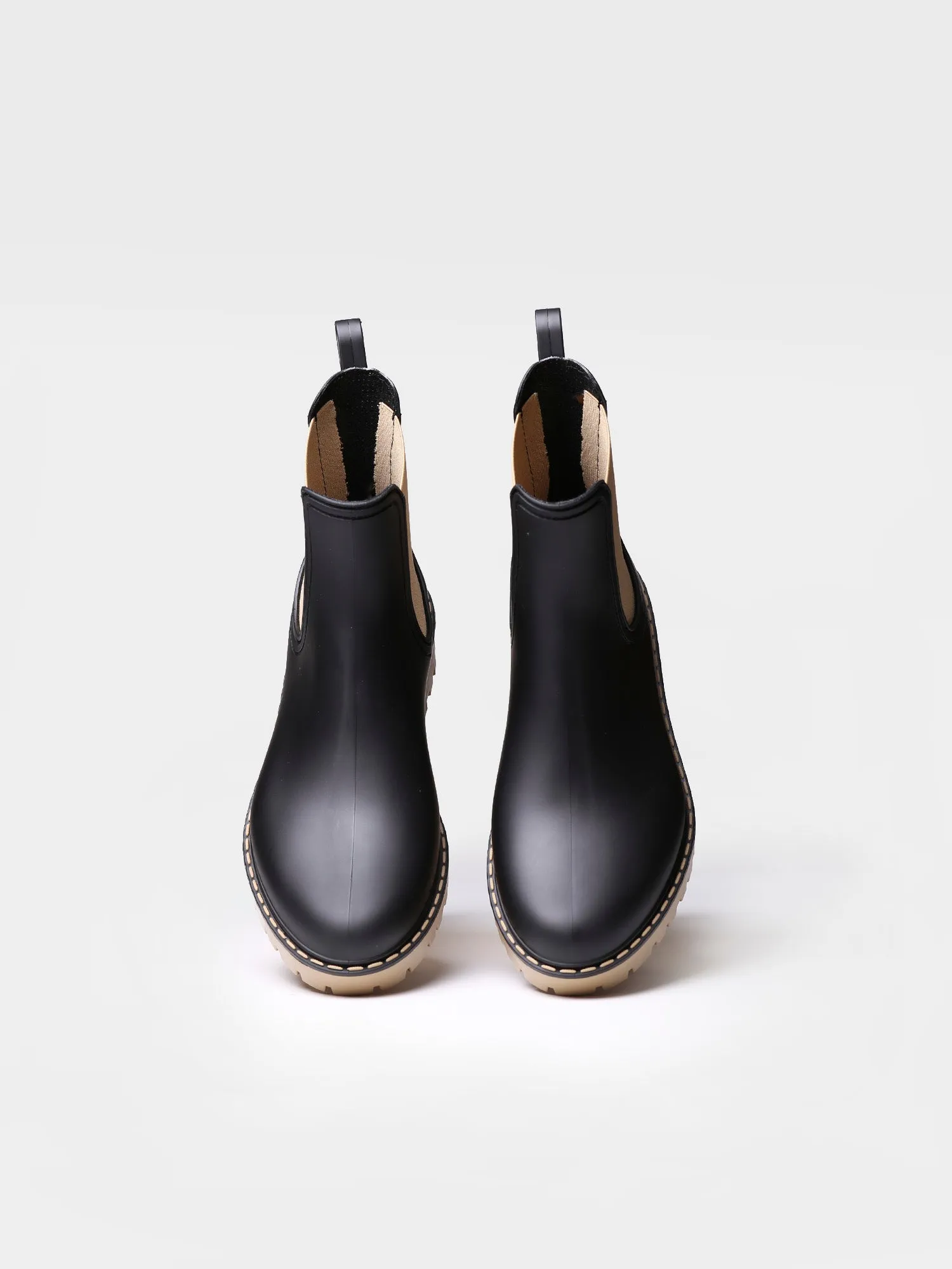 Women's rain Ankle boot in Beige - CAVOUR
