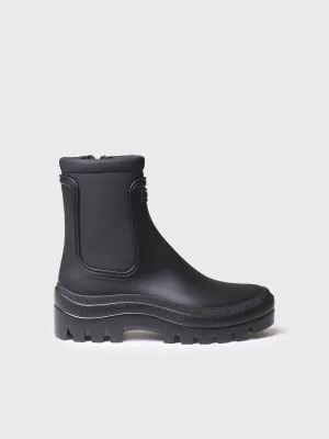 Women's rain boots with black neoprene - CASCAIS