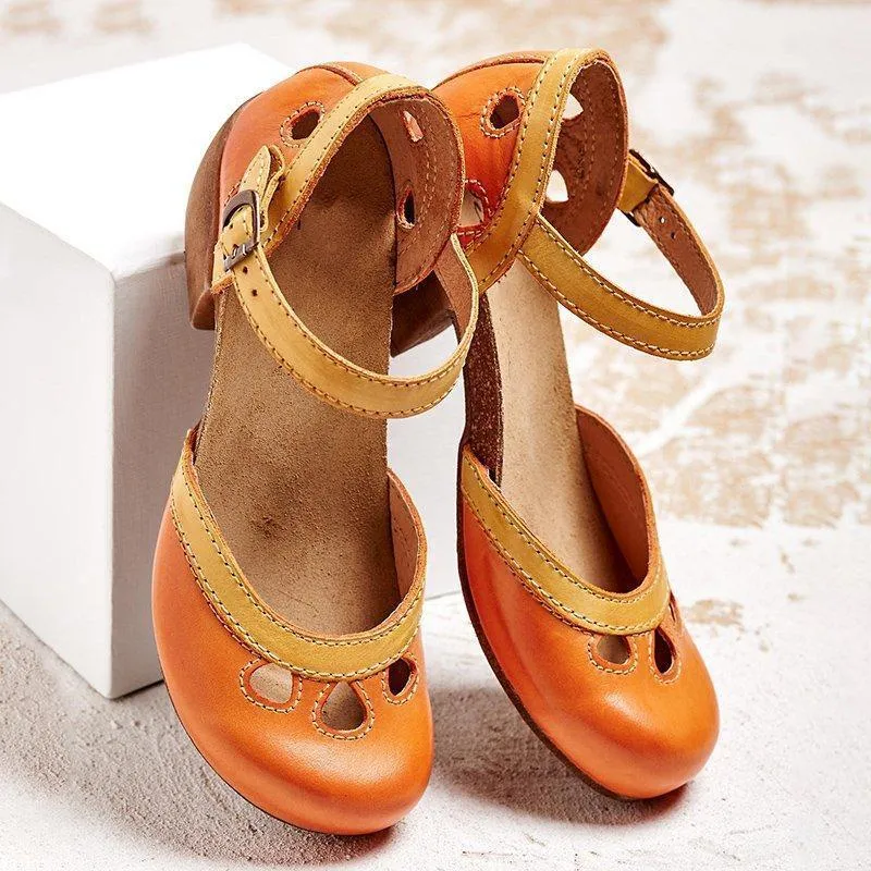 Yolanda® | Comfortable sandals with low heel