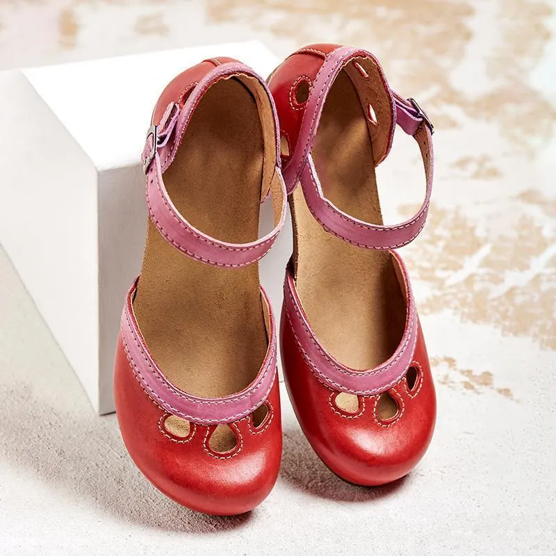 Yolanda® | Comfortable sandals with low heel