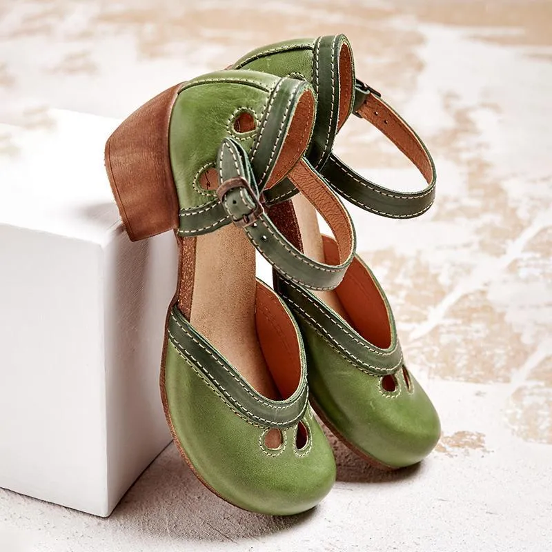 Yolanda® | Comfortable sandals with low heel