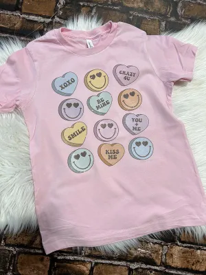 Youth Candy Heart Tee