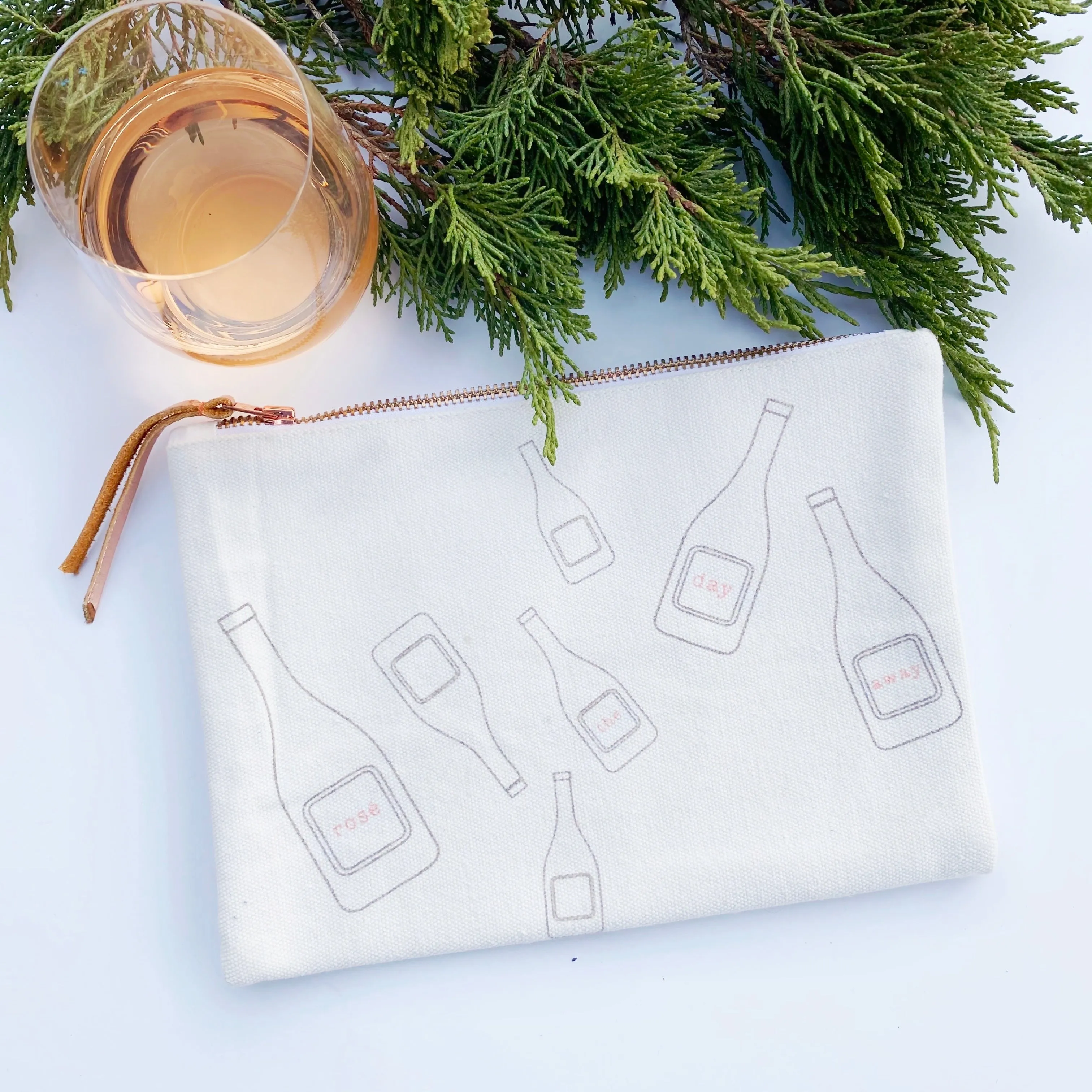 Zipper Pouch - Rosé The Day Away